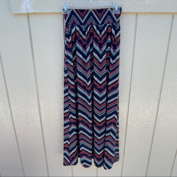 Joe B by Joe Benbasset | Chevron Pattern Maxi Skirt - Picture 1 of 5